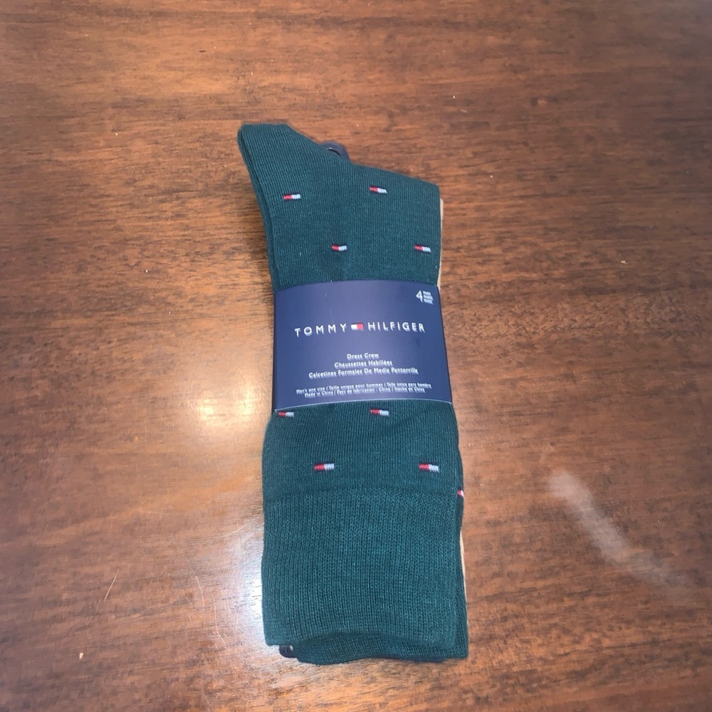 Tommy Hilfiger Men’s Dress Socks 4 Pack Multi Color NWT